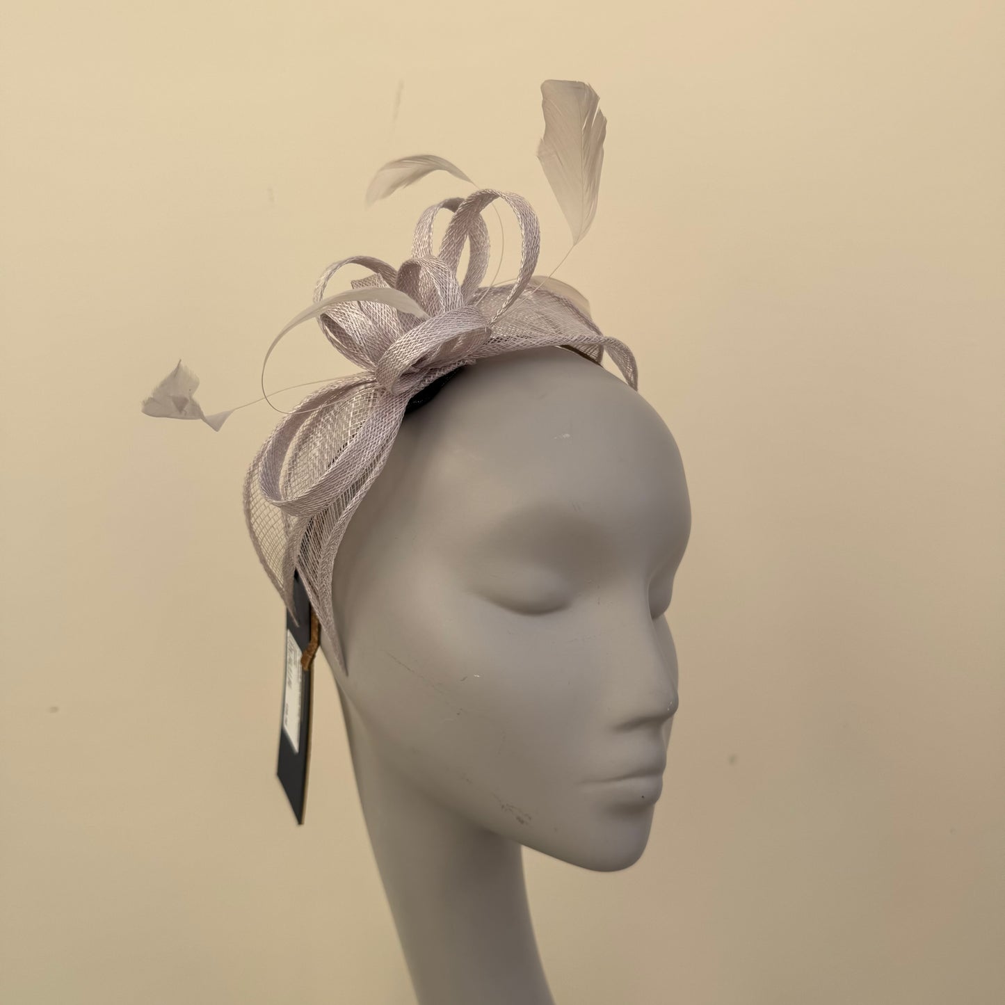 Failsworth 8025 Dove Grey Fascinator On Headband