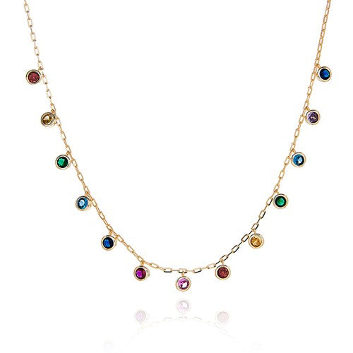 Equilibrium 354251 Glam Rox Droplets Necklace