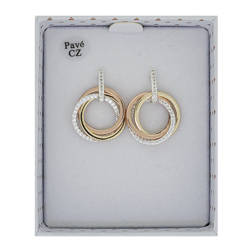Equilibrium 359152 Twisted bliss earrings