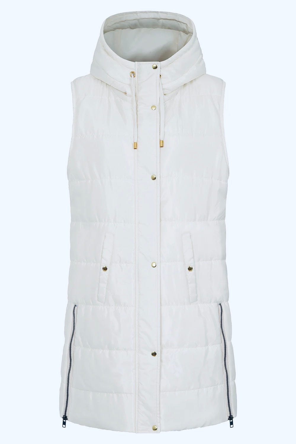 Alice Collins White Gilet Kashia