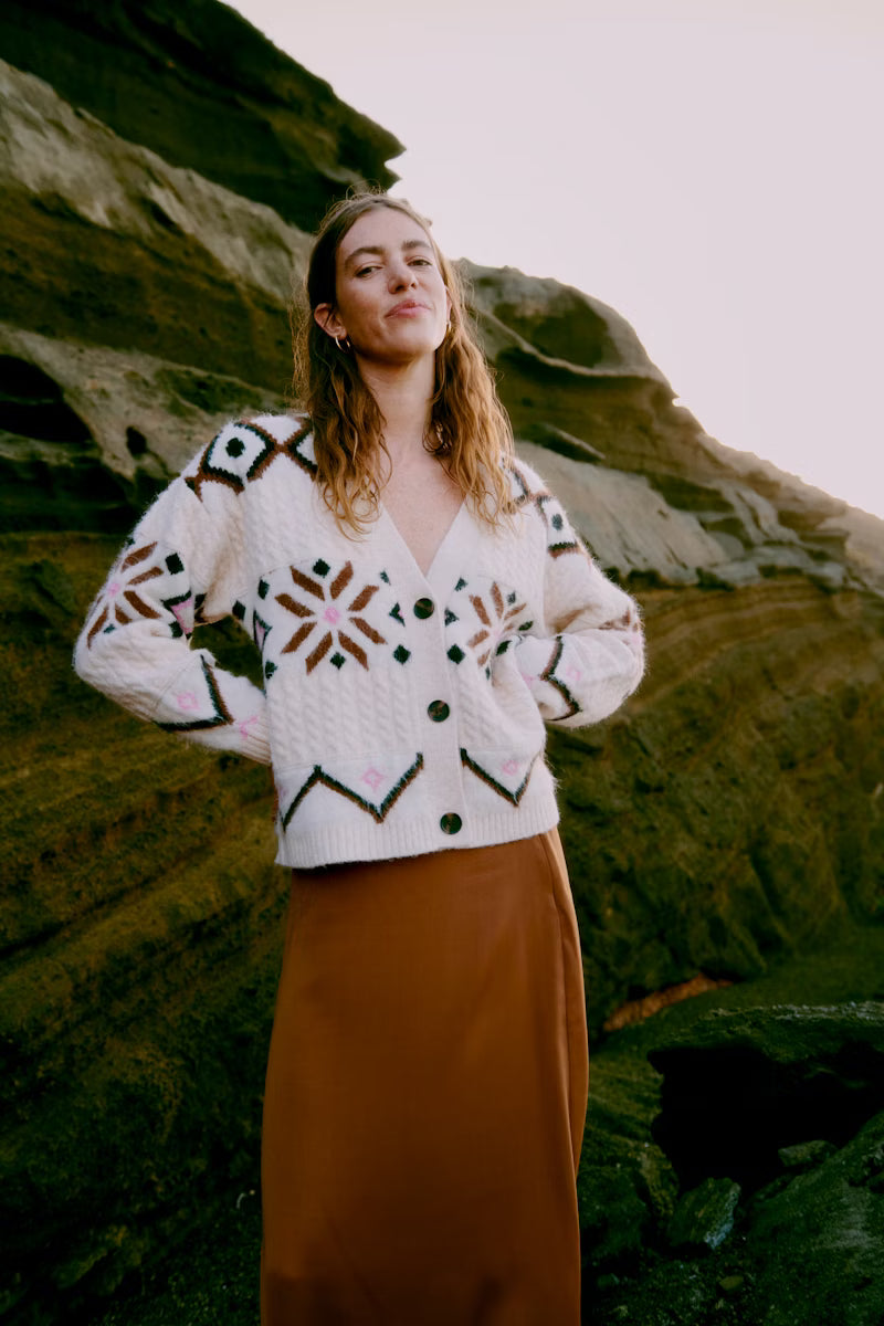B.Young BYMelpa Patterned Cardigan