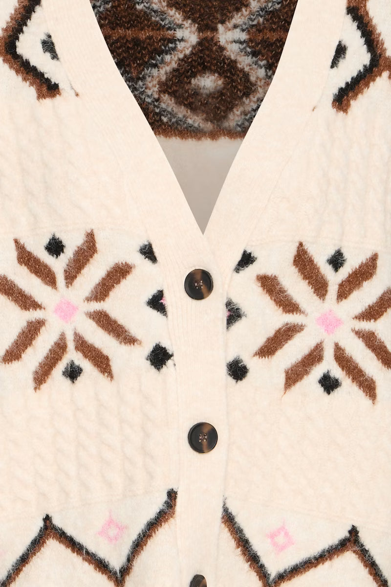 B.Young BYMelpa Patterned Cardigan