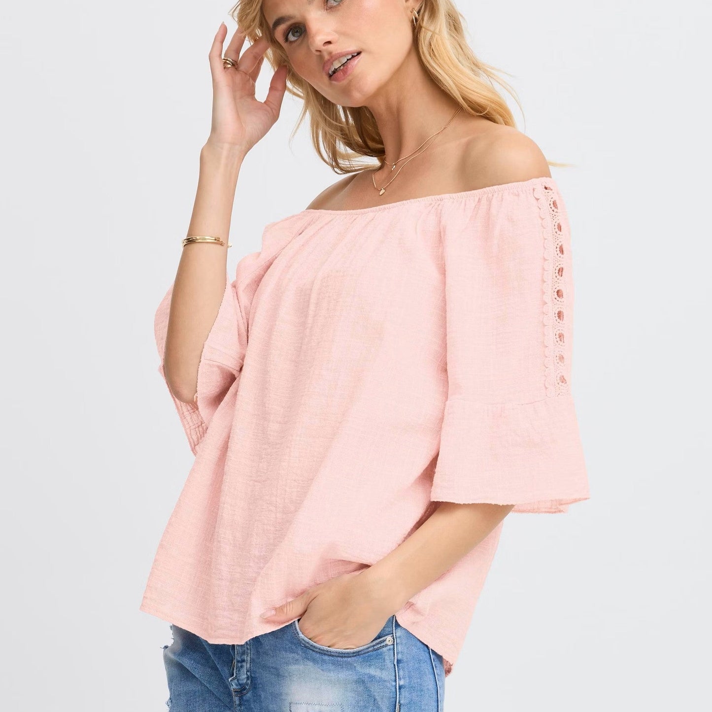 Sorbet Lace Blouse