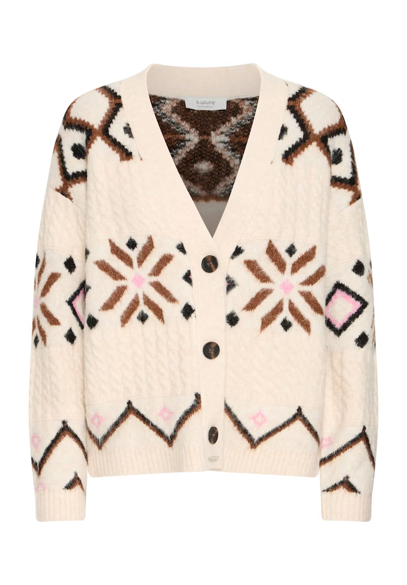 B.Young BYMelpa Patterned Cardigan