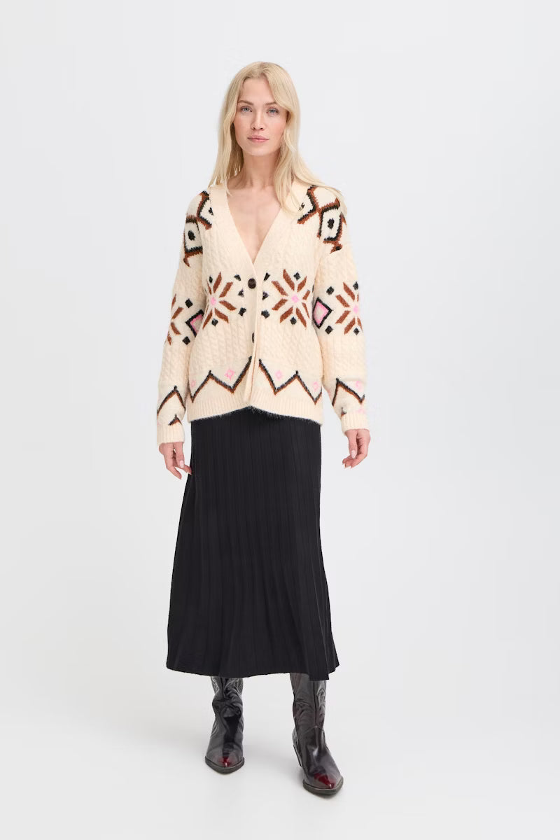 B.Young BYMelpa Patterned Cardigan