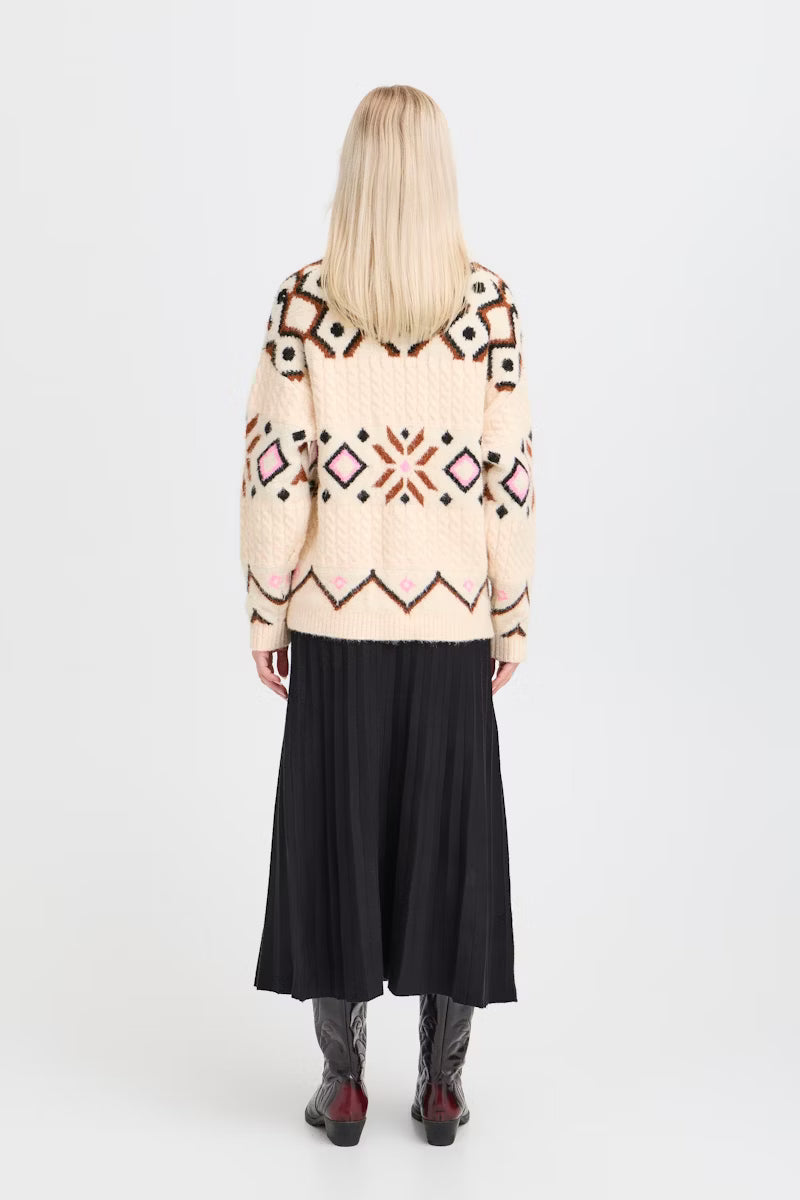 B.Young BYMelpa Patterned Cardigan