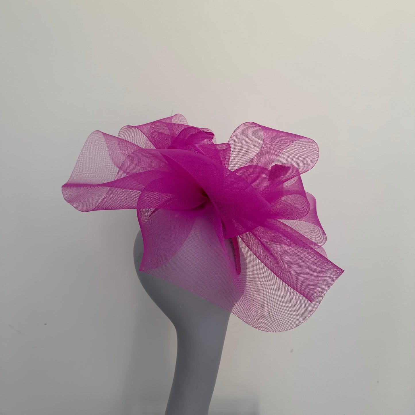 Boardmans Sonny Fuchsia Pink Mesh Fascinator