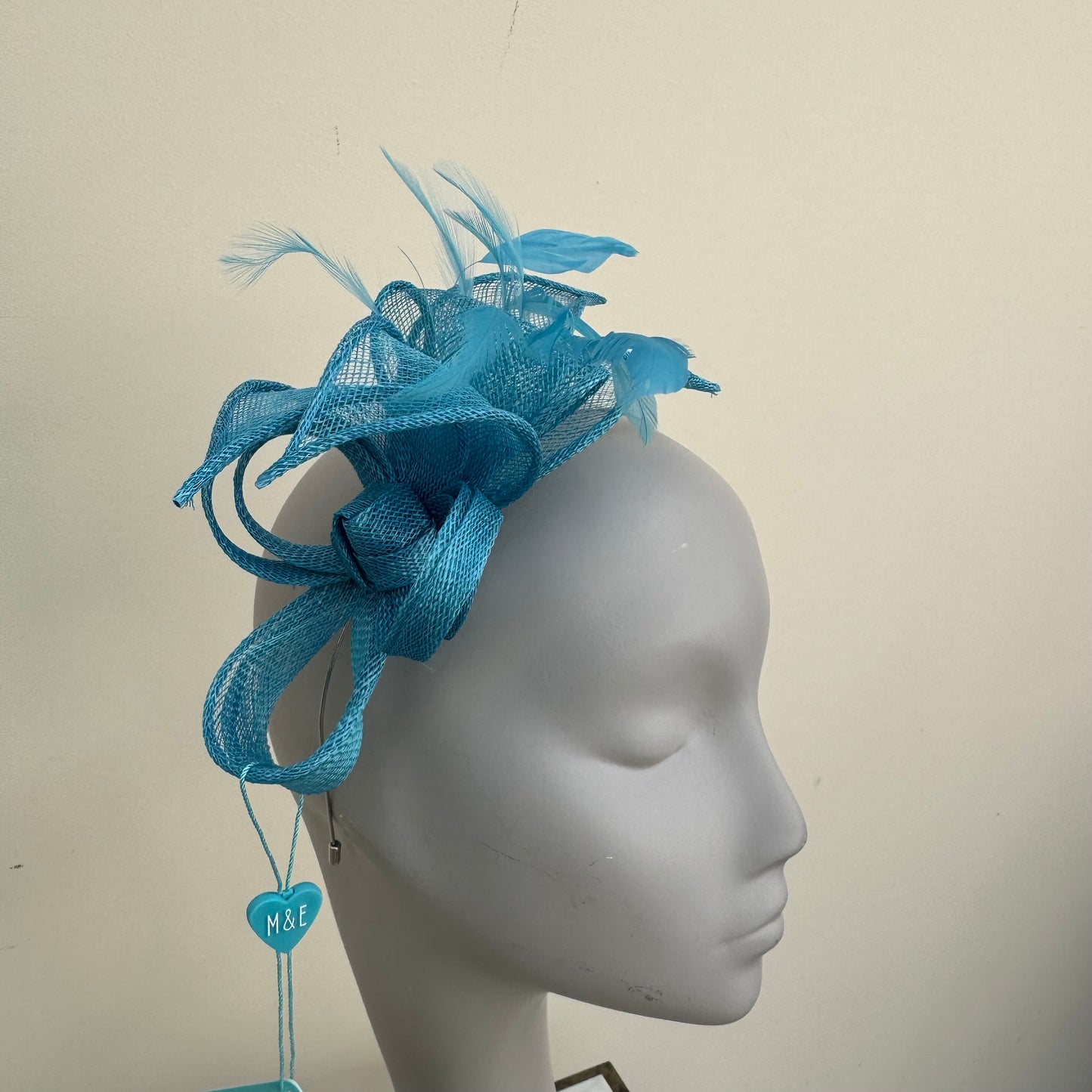 Max and Ellie BF3 Small Fascinator in Blues