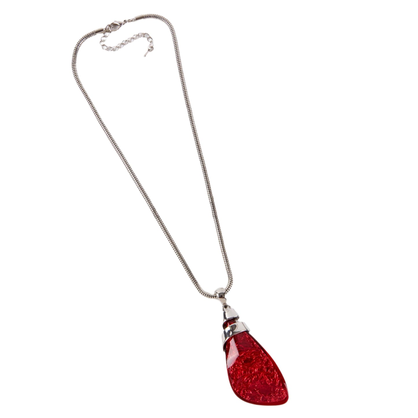 Dante Red Tear Drop Necklace