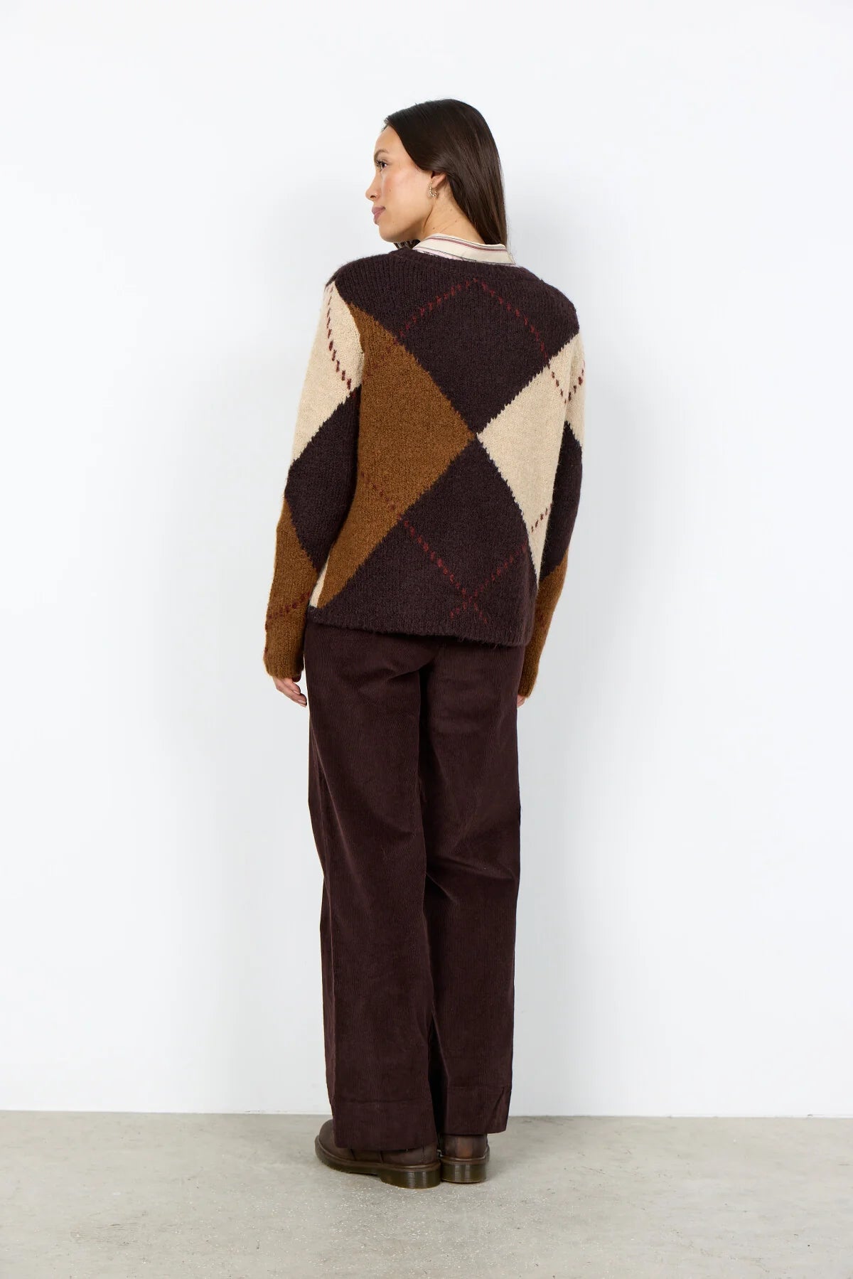 Soyaconcept SC-HACER 2 Diamond Knit Jumper