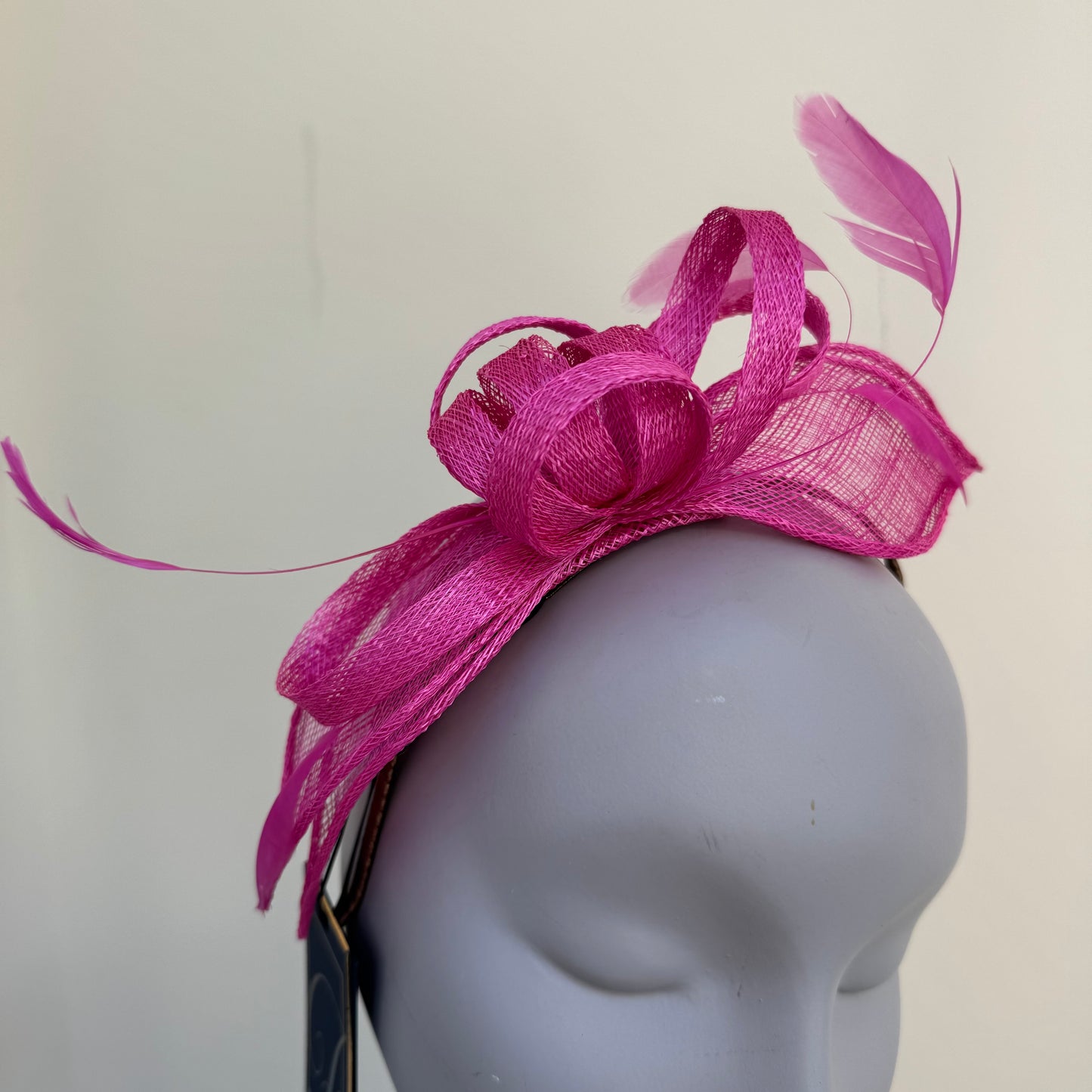 Failsworth 8025 Calypso Pink Fascinator On Headband