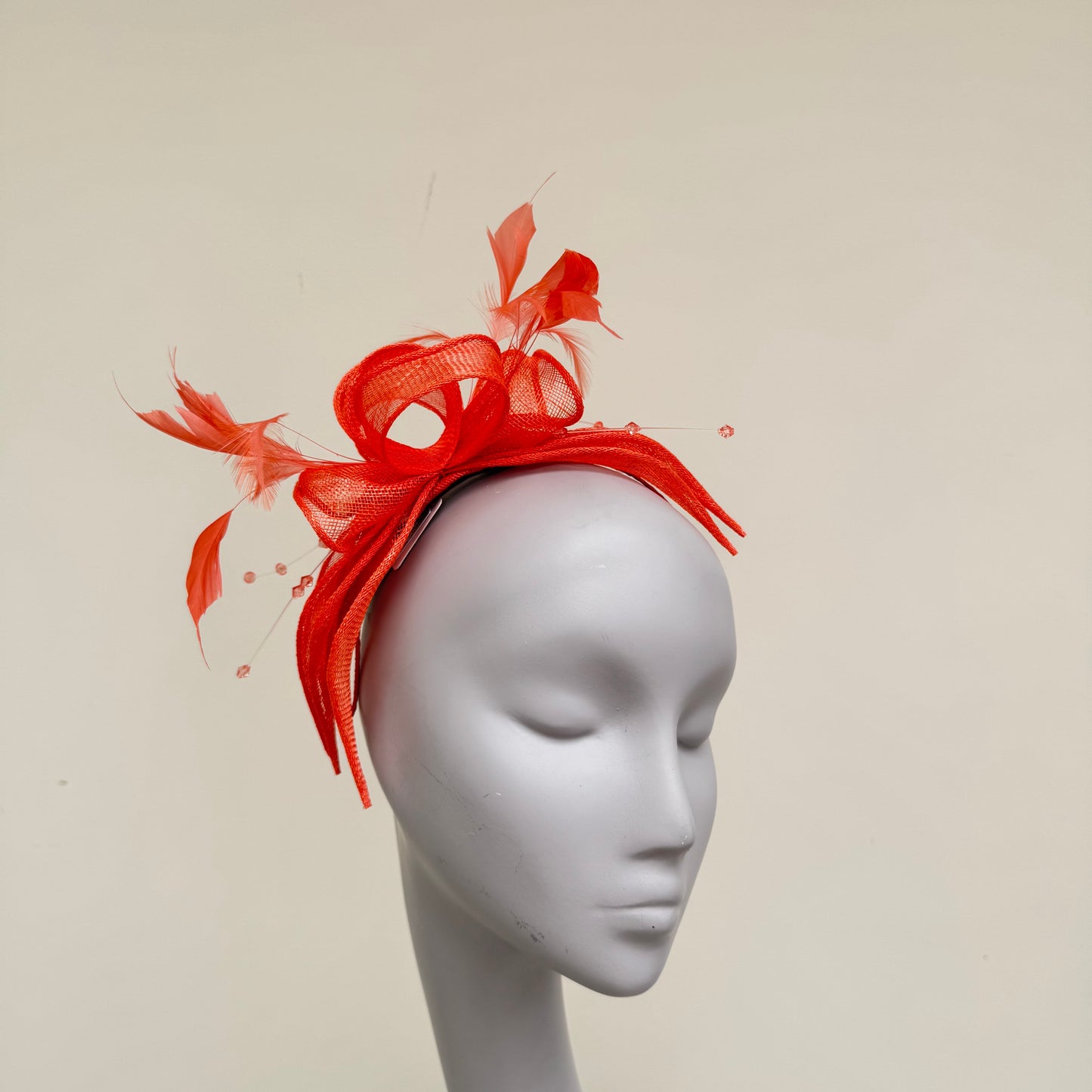 J Bees JB23/318 Fascinator in Yellows & Orange