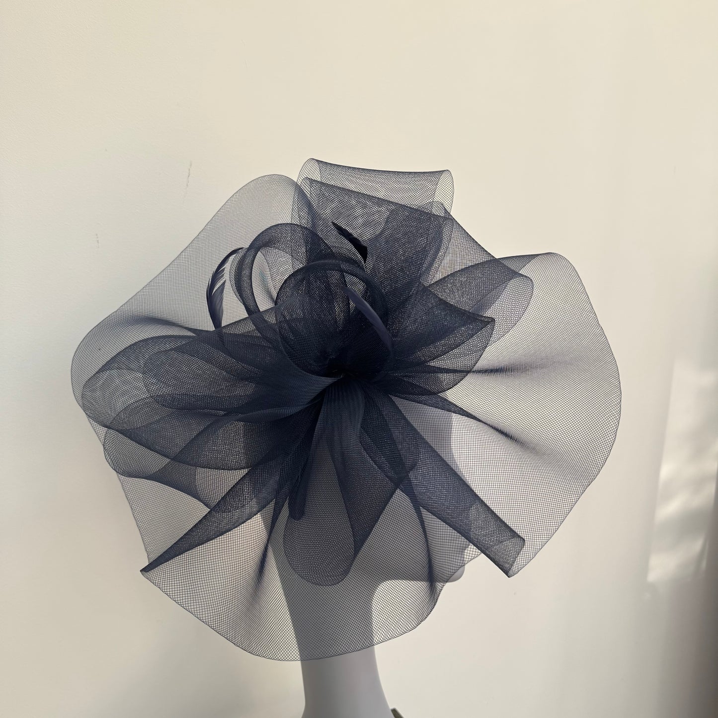 Boardmans Sonny Navy Blue Mesh Fascinator