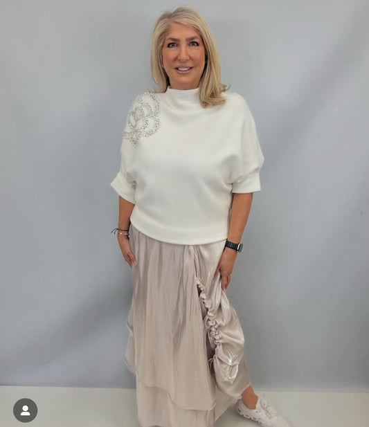 Malissa J Pearl & Crystal jumper WF2470