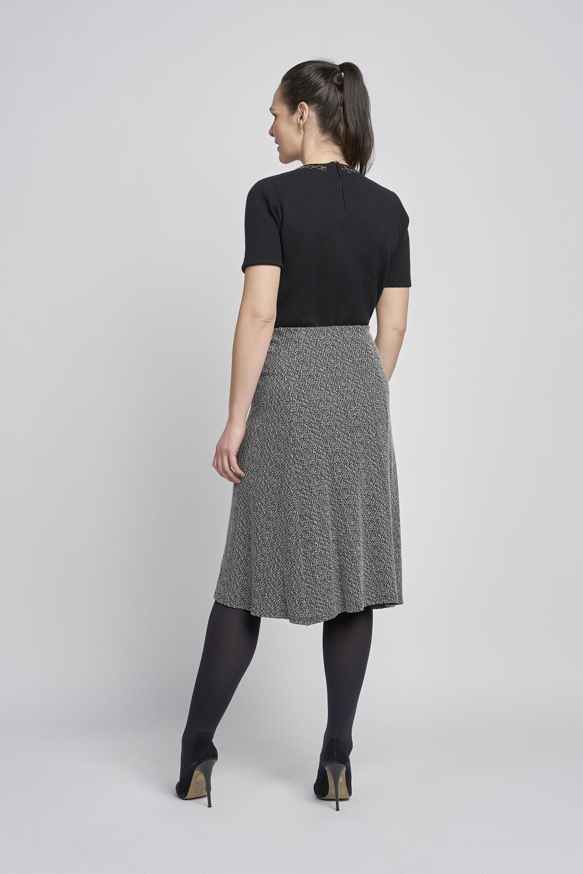 Pinns 532SK 4 Panelled A-Line Skirt