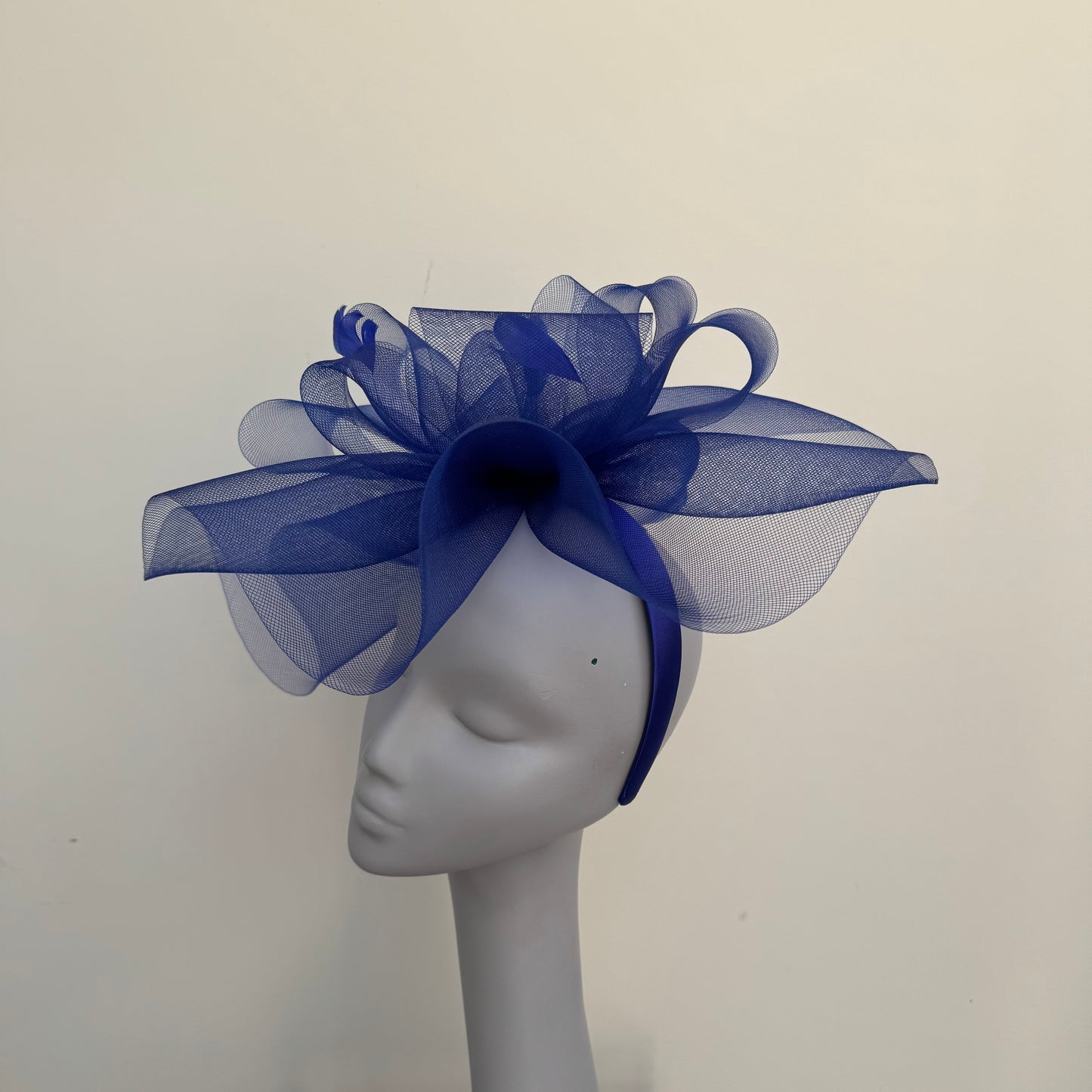 Boardmans Sonny Cobalt Royal Blue Mesh Fascinator
