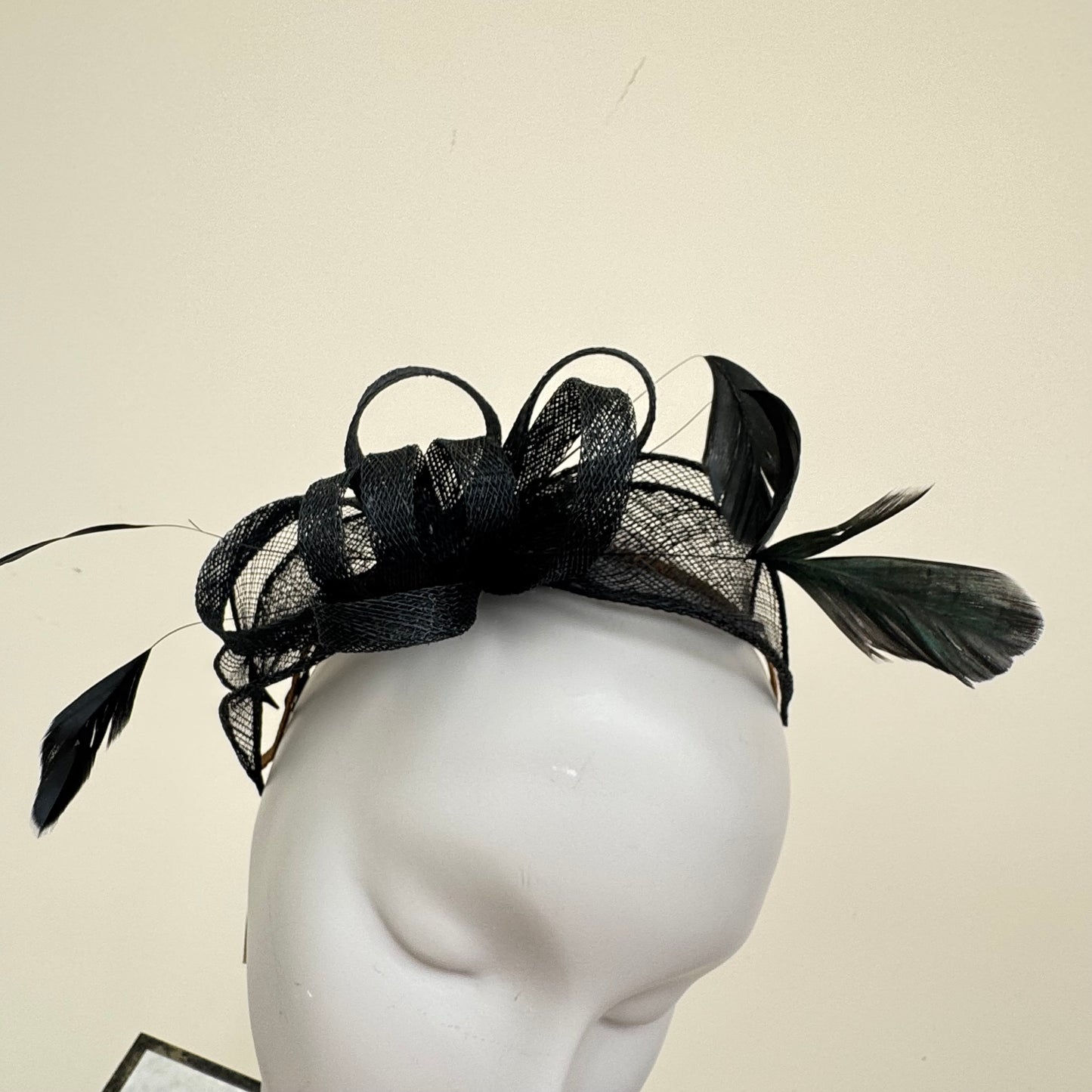 Failsworth 8025 Black Fascinator On Headband