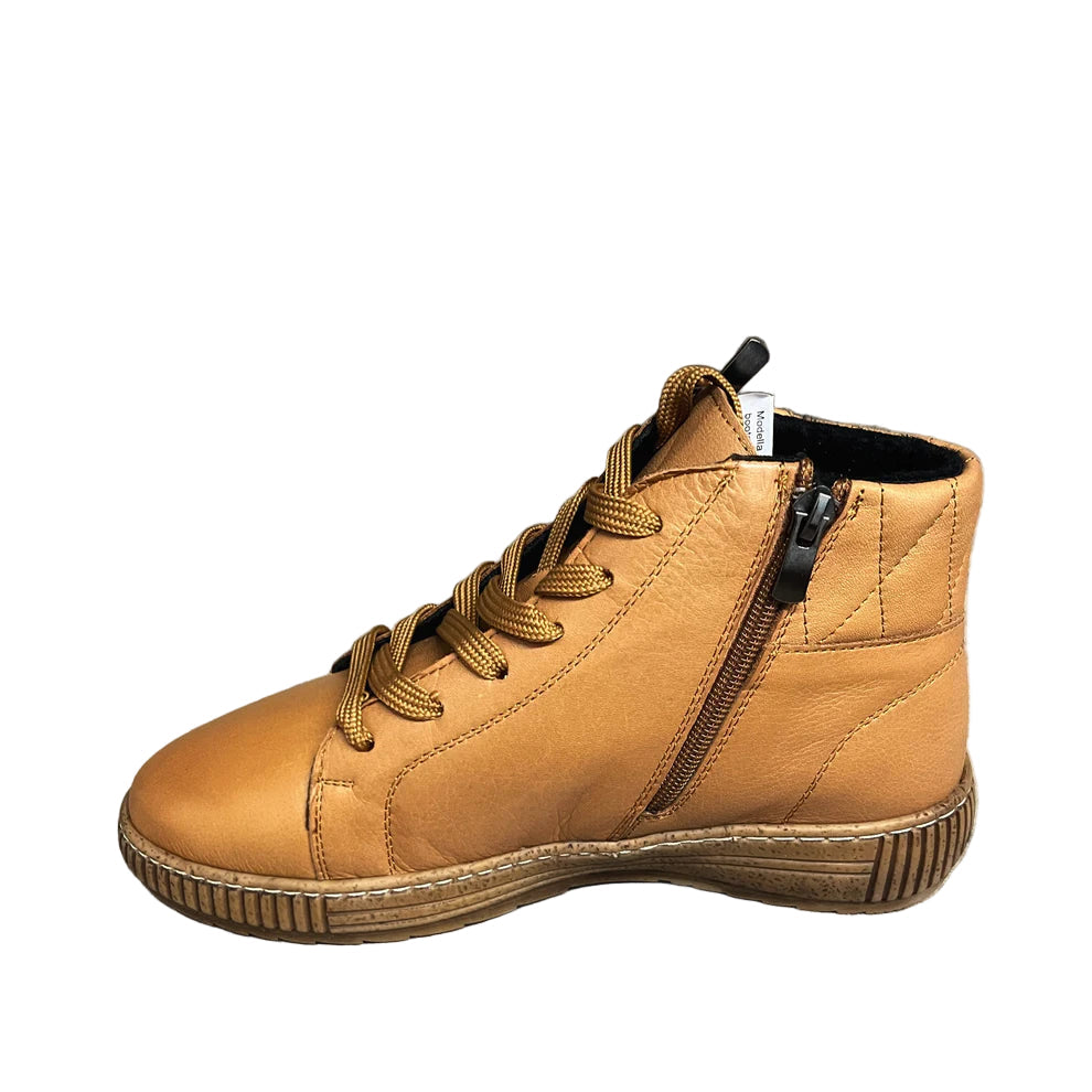 Modella Janeiro Leather Ankle Boot with Double Zip