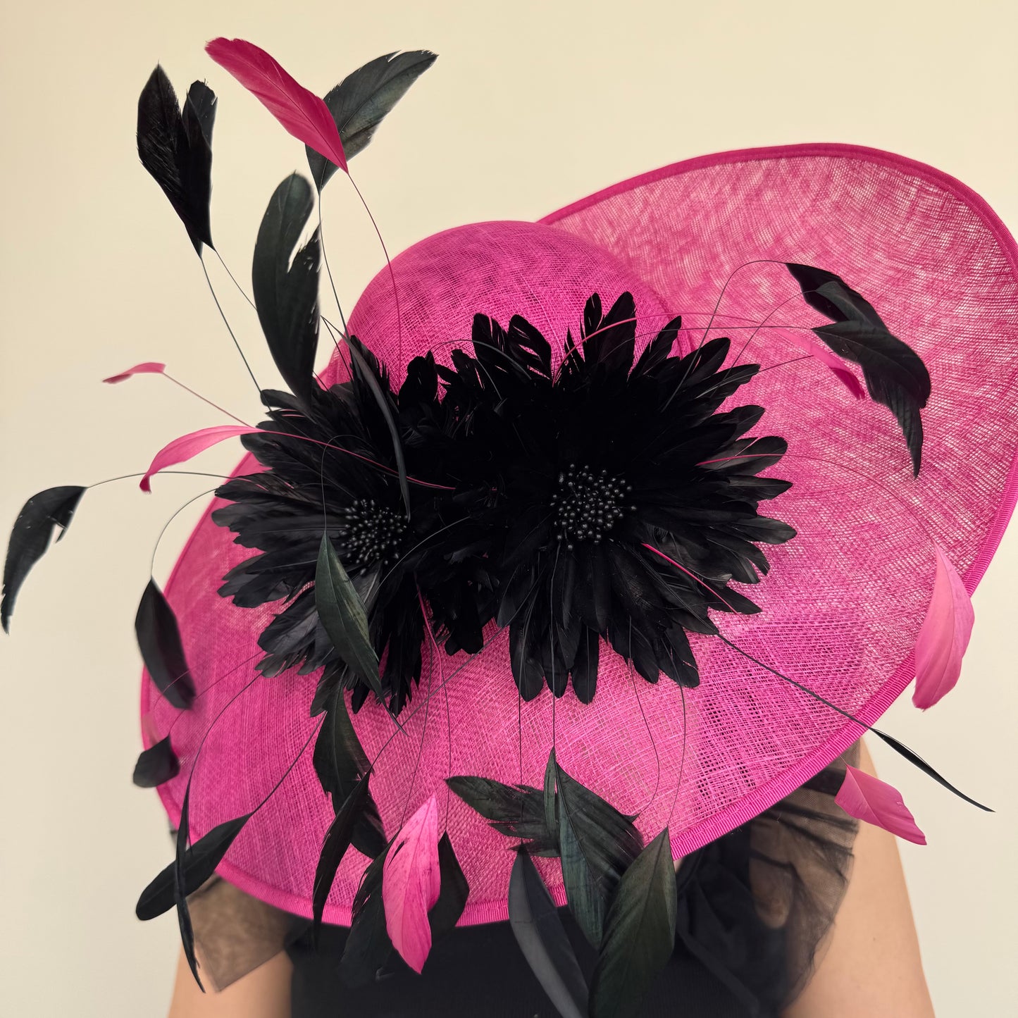 J Bees JB25/86 Magenta & Black Contrast Hatinator