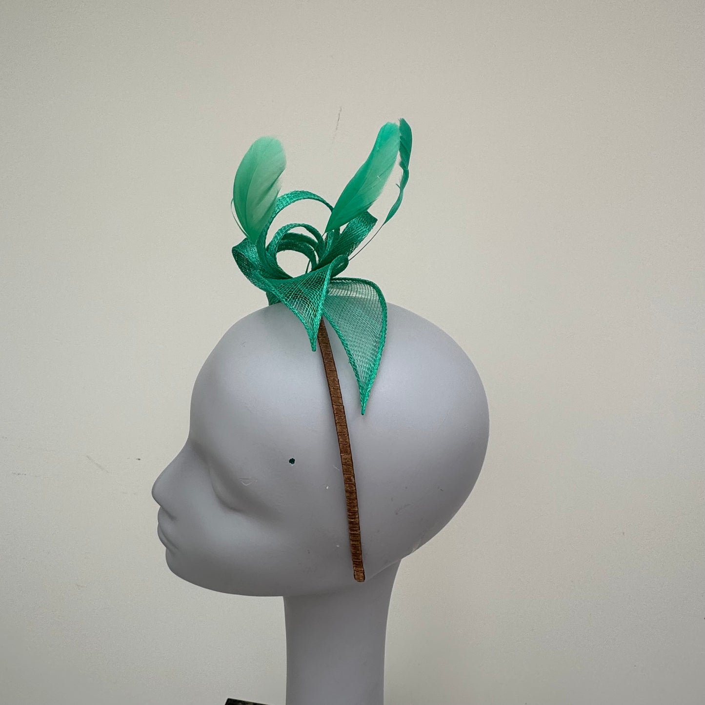 Failsworth 8025 Clover Green Fascinator On Headband
