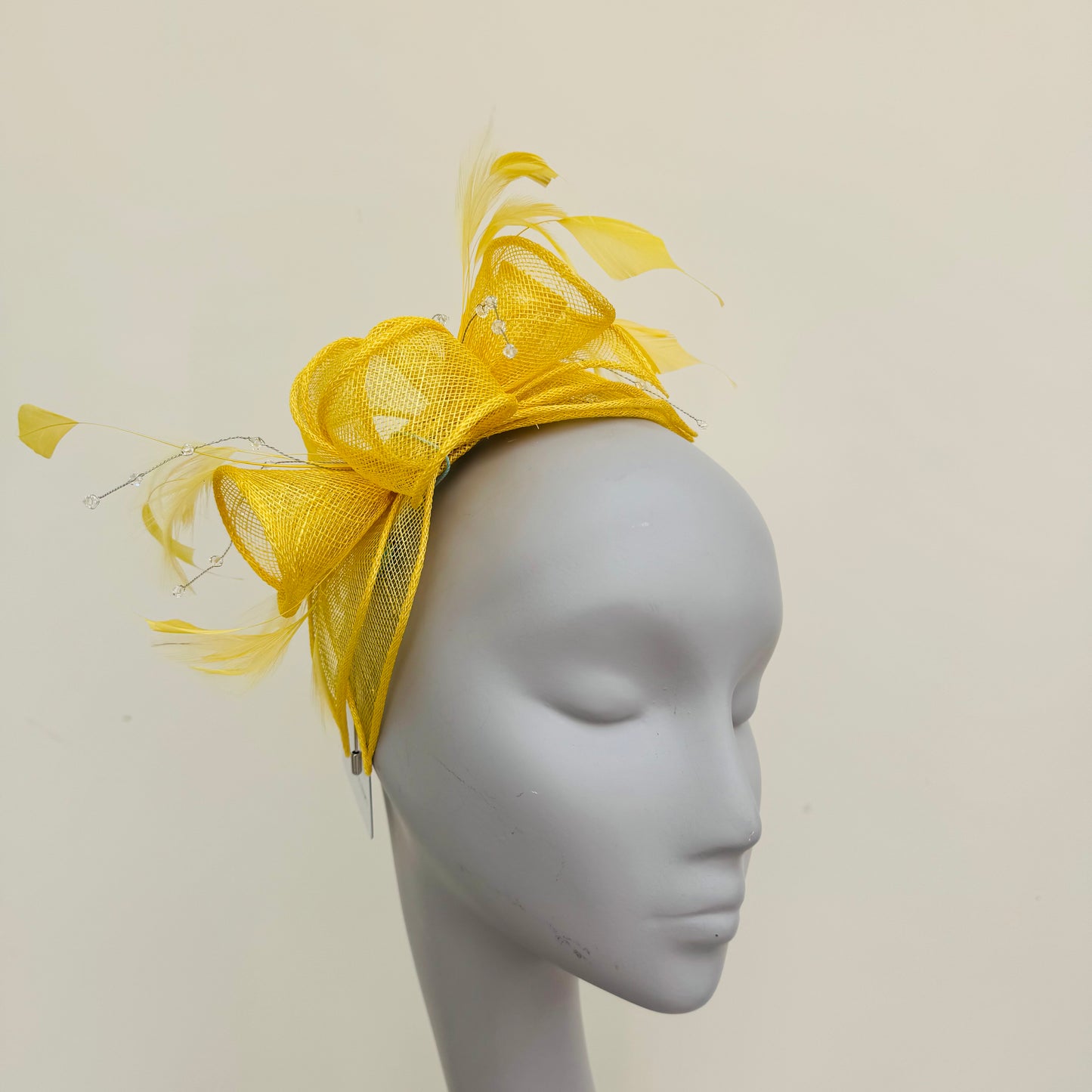 Max and Ellie CF1 Fascinator in Yellows