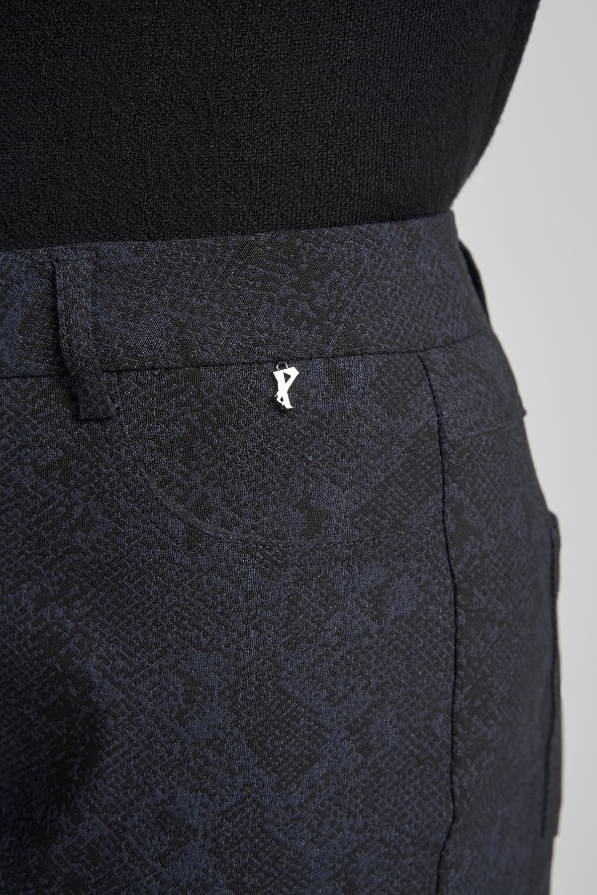 Pinns 688T Patterned Flare Trouser