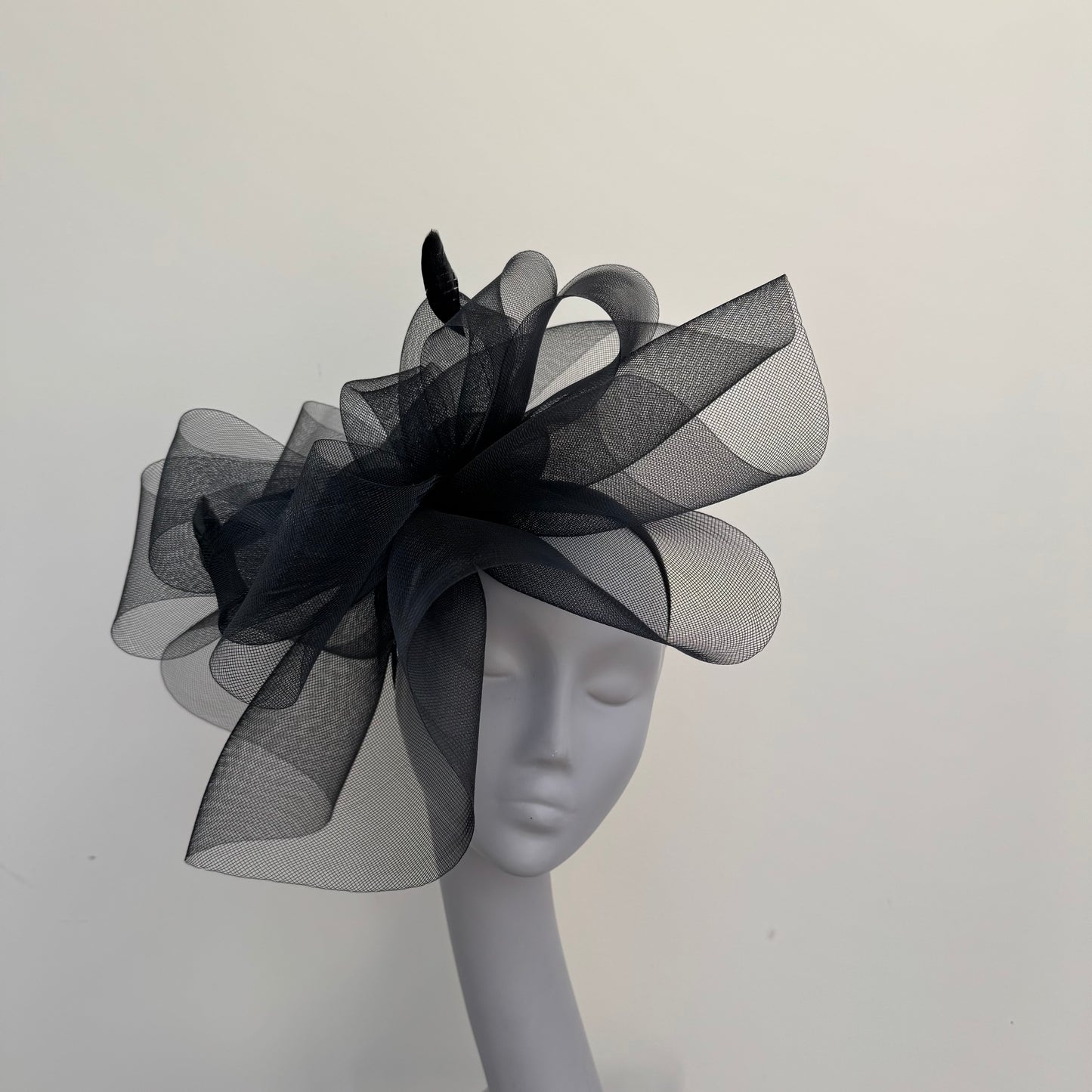 Boardmans Sonny Black Mesh Fascinator