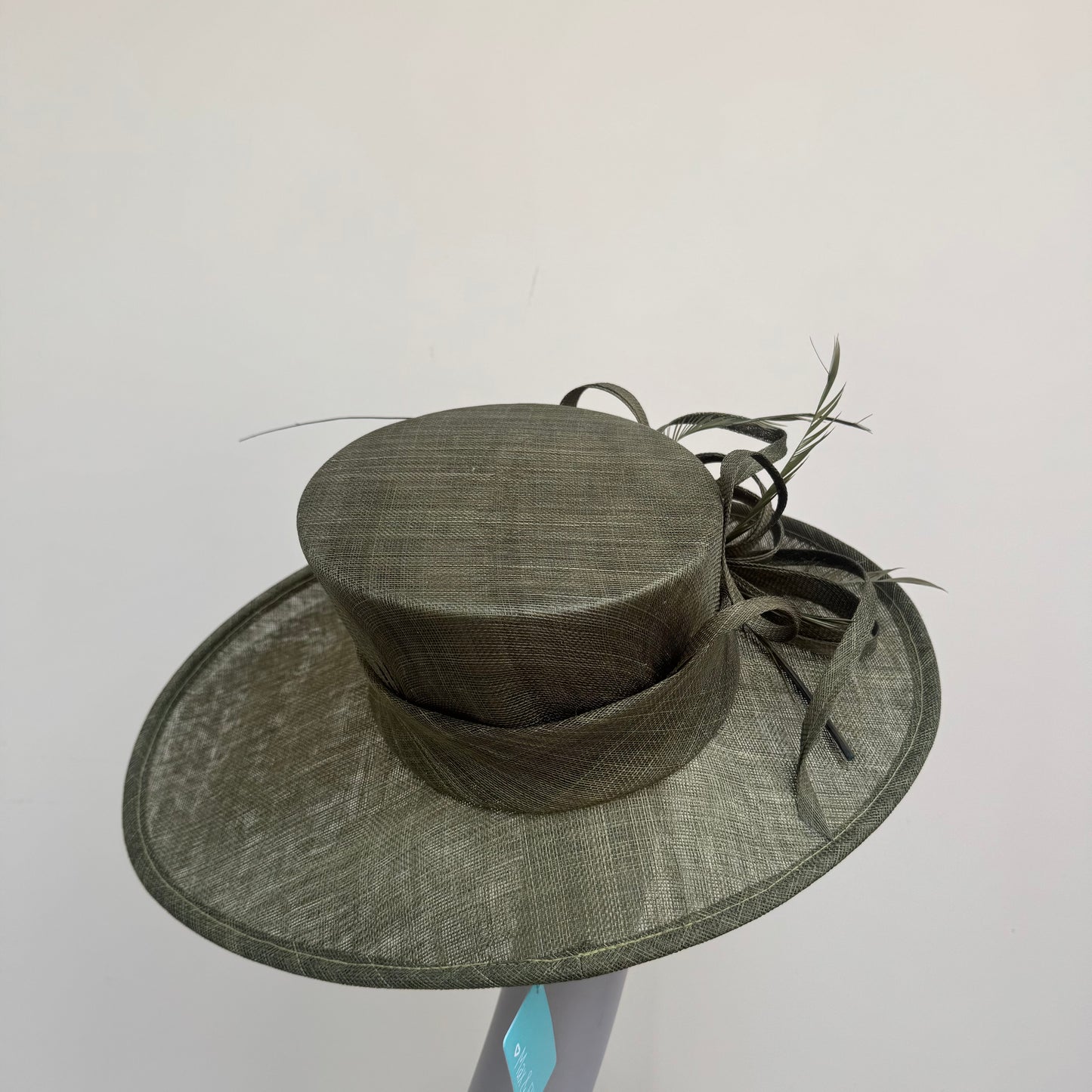 Max & Ellie AH1 Dark Olive Green Wedding Hat