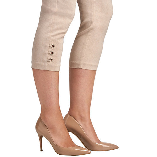 Pinns 408C Figure sculpting bengaline crop trouser
