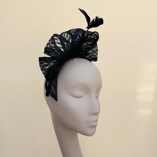 Boardmans Hadley Black Fascinator
