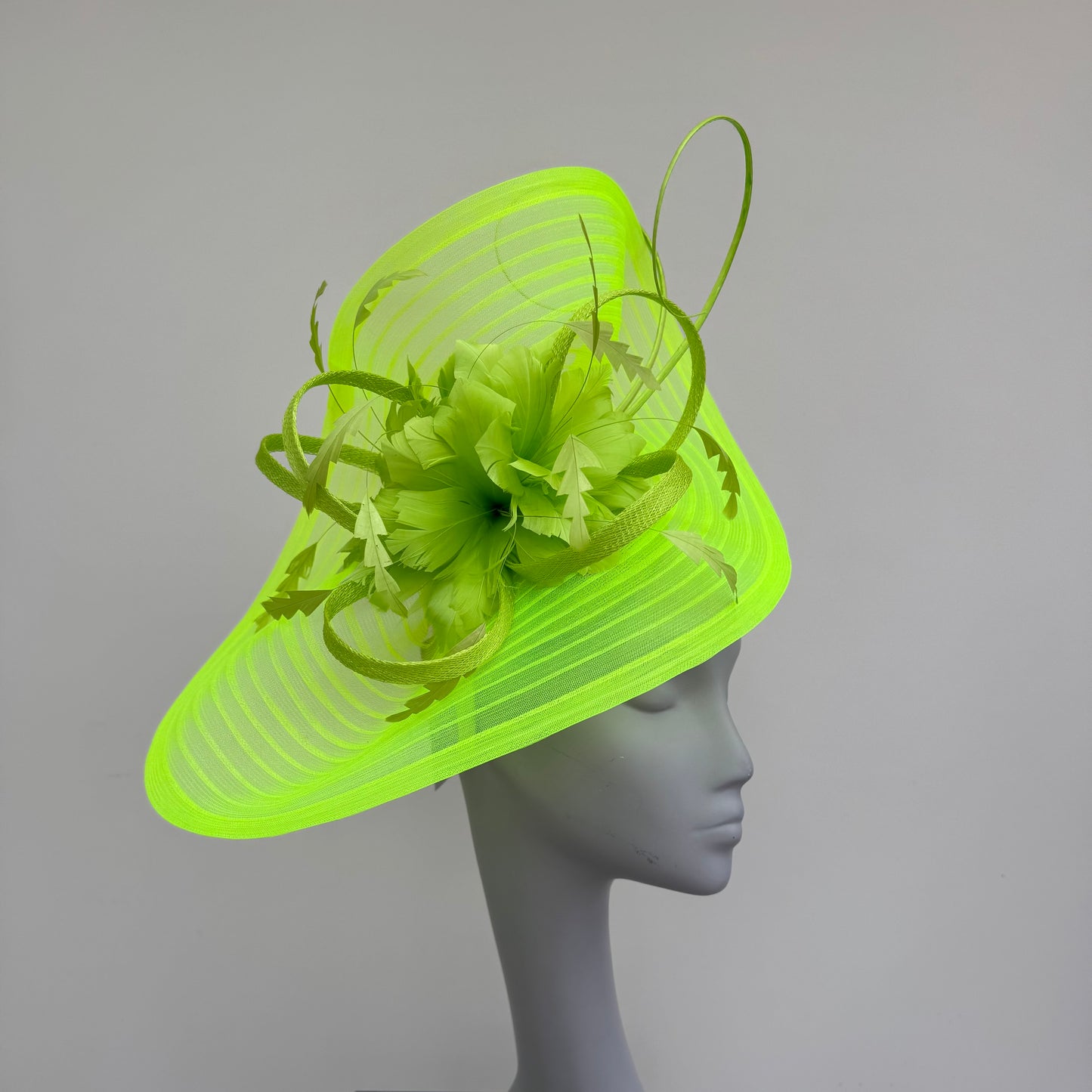 J Bees JB20/212 Neon Lime Green Large Net Hatinator