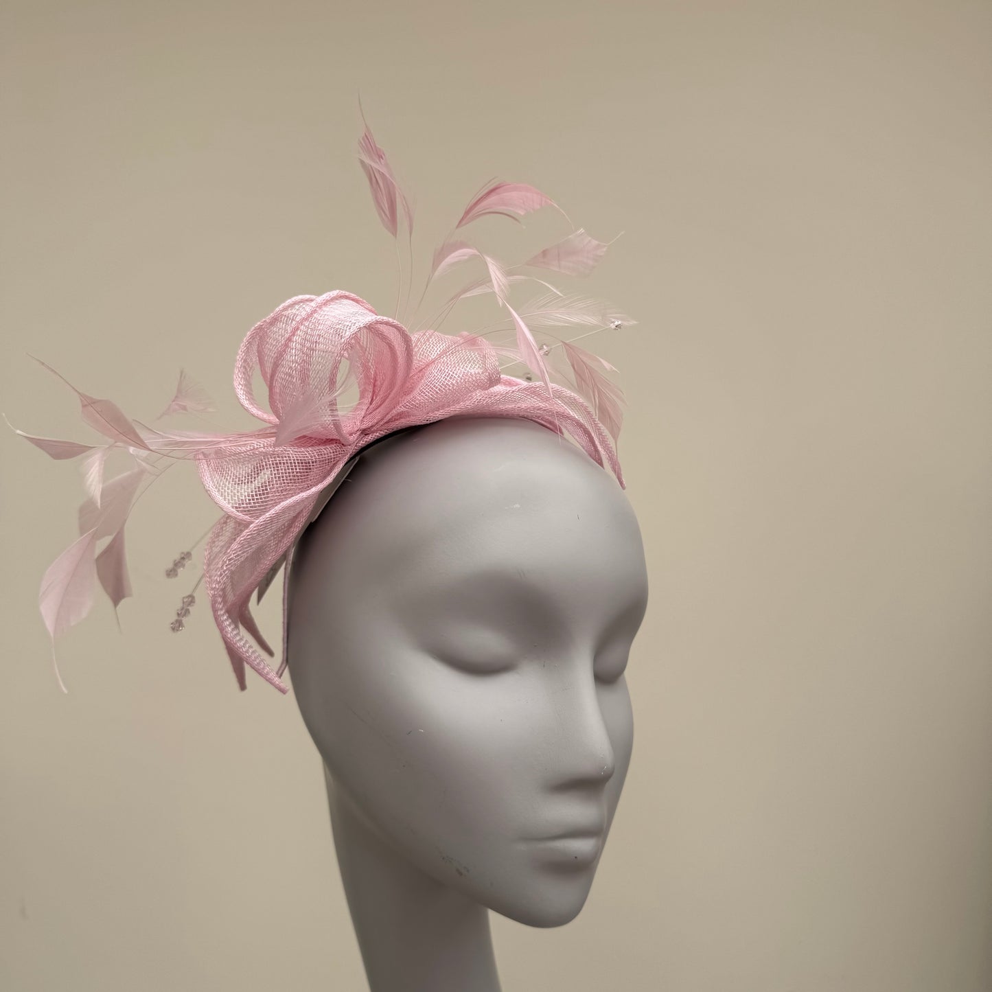 J Bees JB23/318 Fascinator in Pinks