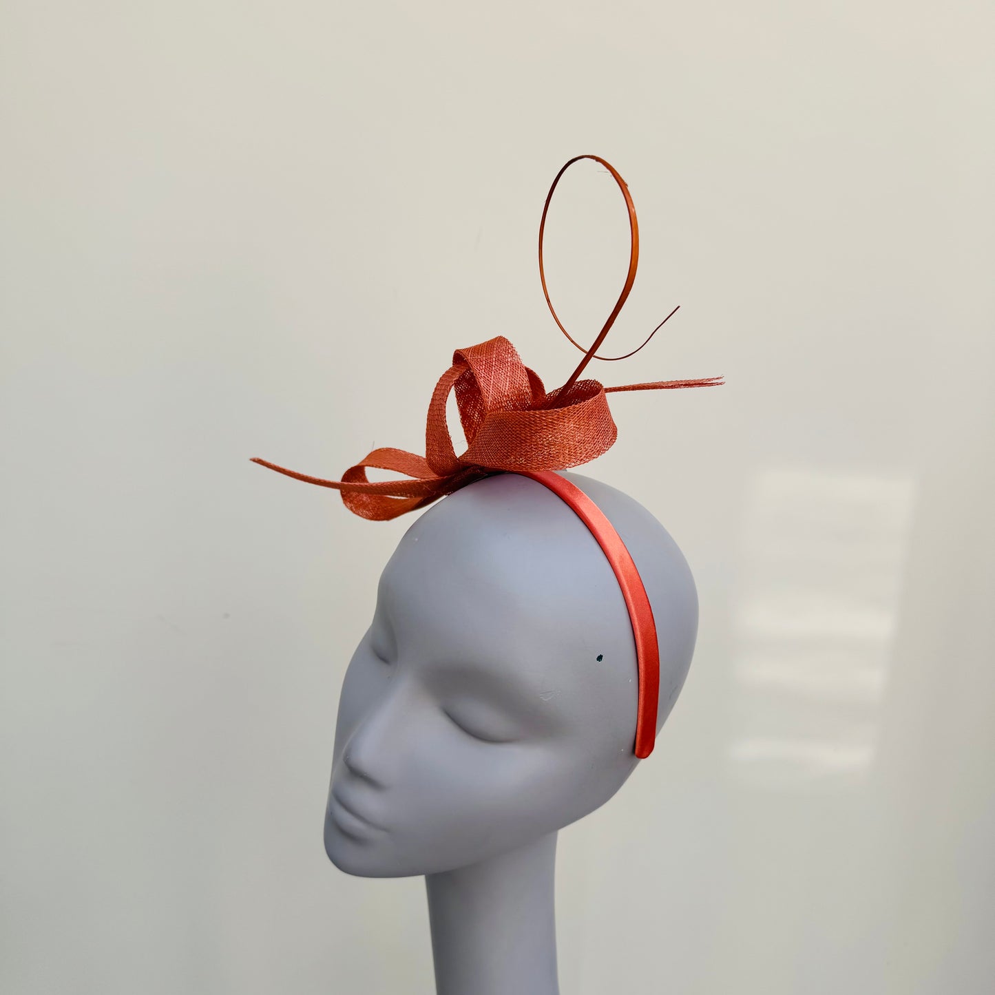 Boardmans Diana Orange Fascinator