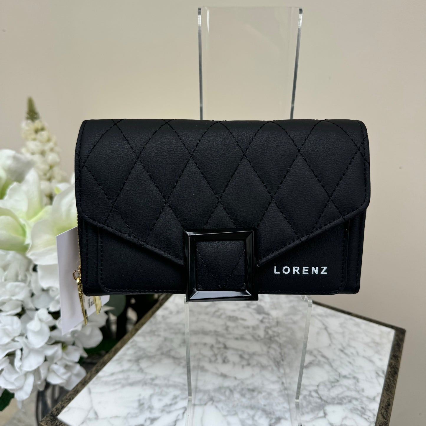 GHS 7123 Quilted Flapover Purse Bag