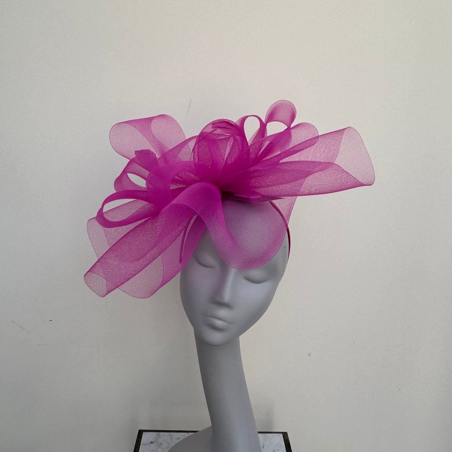 Boardmans Sonny Fuchsia Pink Mesh Fascinator