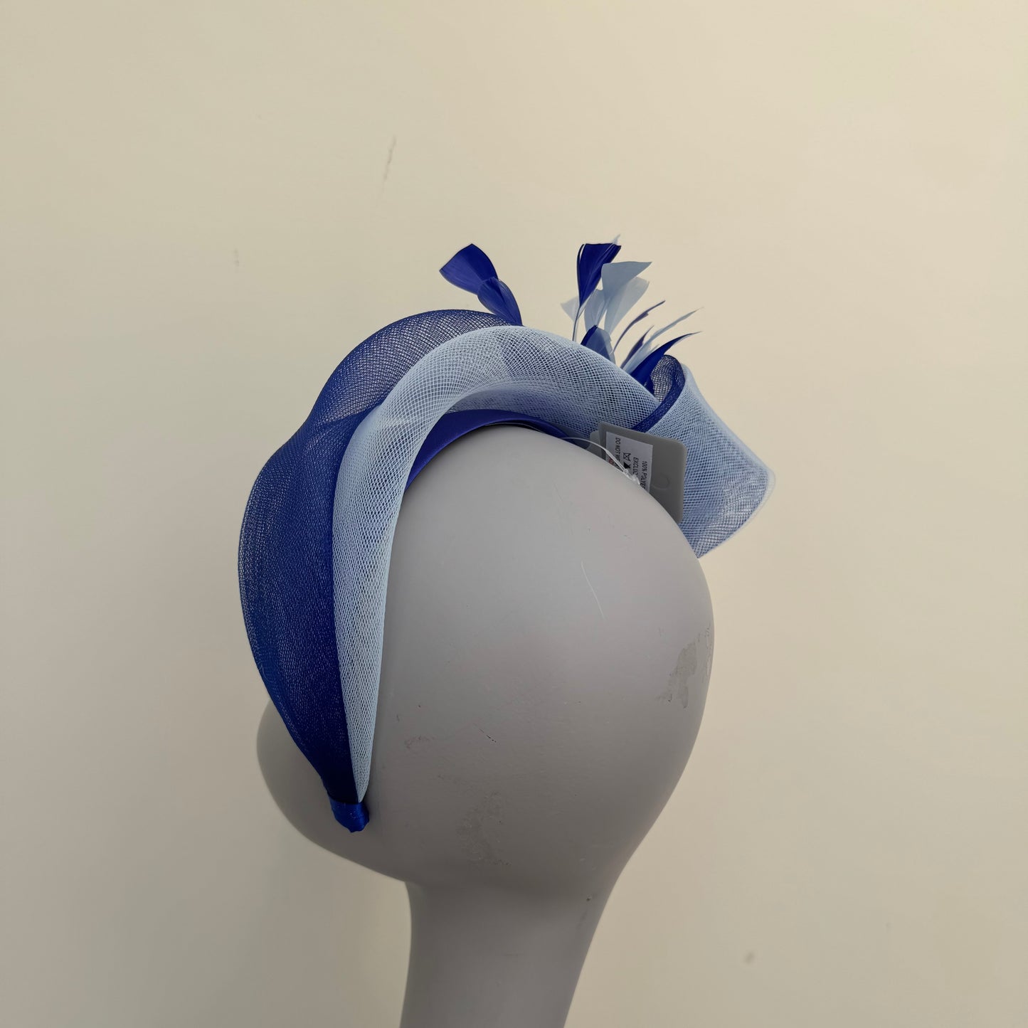 Boardmans Levi Royal and Baby Blue Crin Layered Contrasting Headband