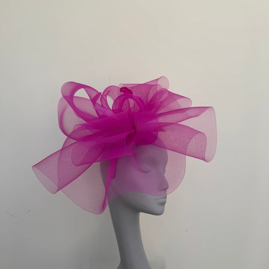 Boardmans Sonny Fuchsia Pink Mesh Fascinator