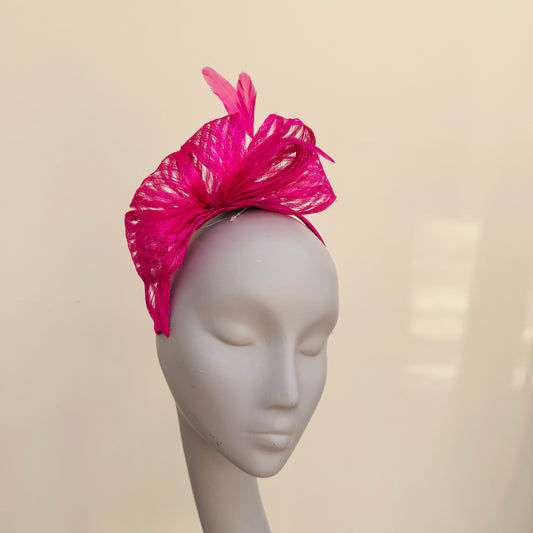 Boardmans Hadley Fuchsia Pink Fascinator