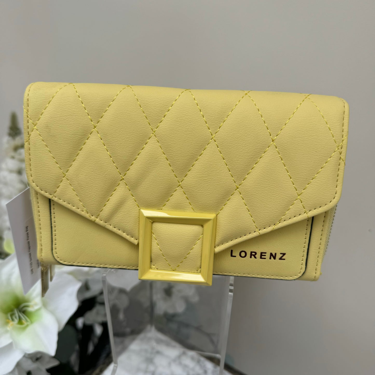 GHS 7123 Quilted Flapover Purse Bag