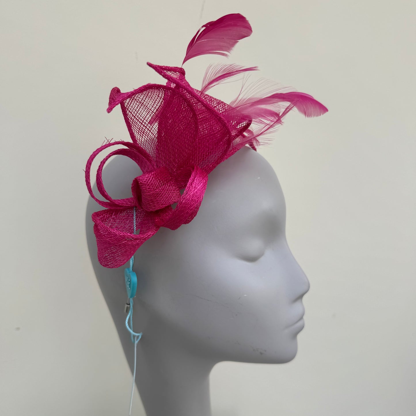 Max and Ellie BF3 Small Fascinator on Headband in Pinks