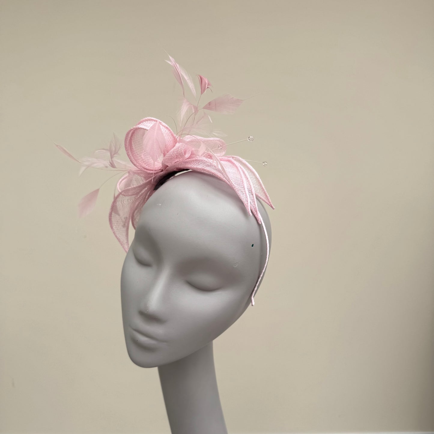 J Bees JB23/318 Fascinator in Pinks