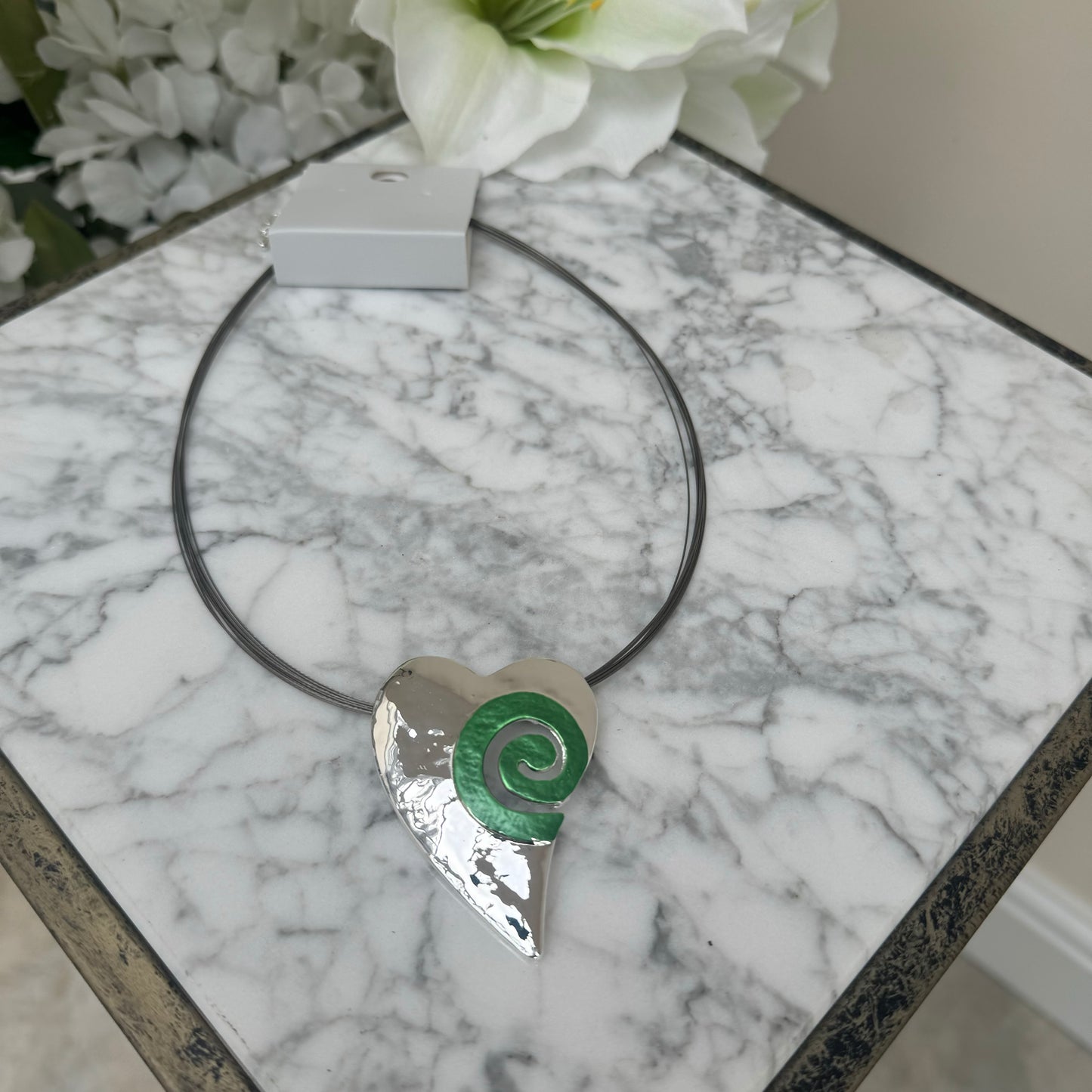 Mac N11214 Coloured Heart Necklace