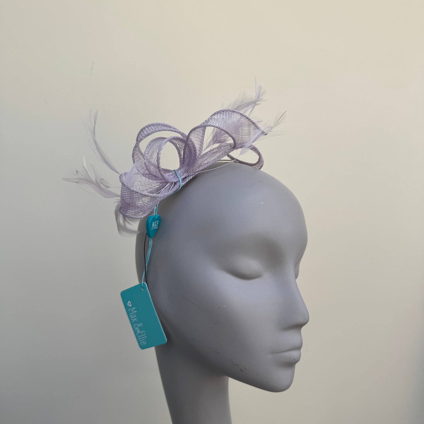 Max and Ellie AF5 Small Fascinator in Purples and Lilac