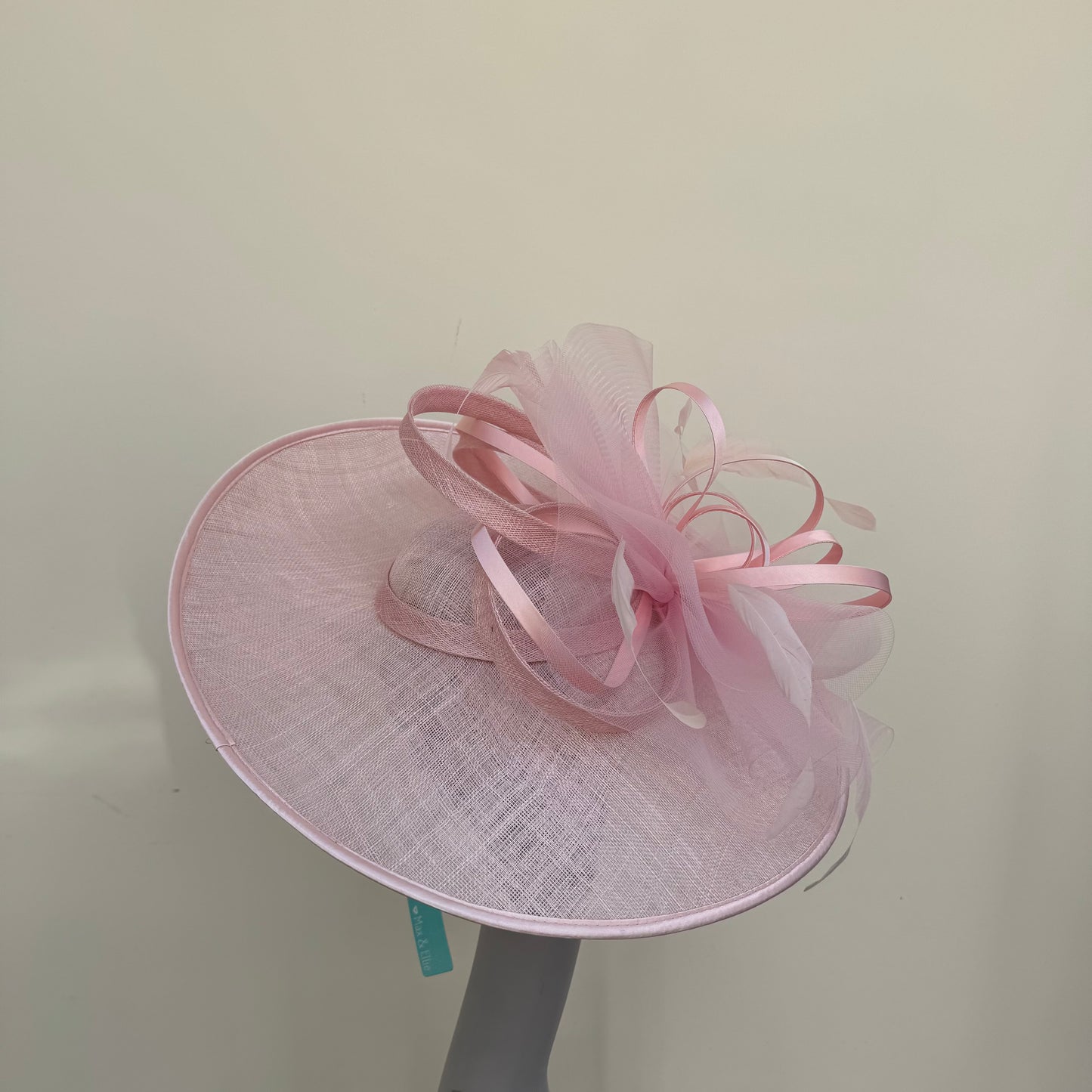 Max and Ellie OD3 Candy Sinamay disc satin edged