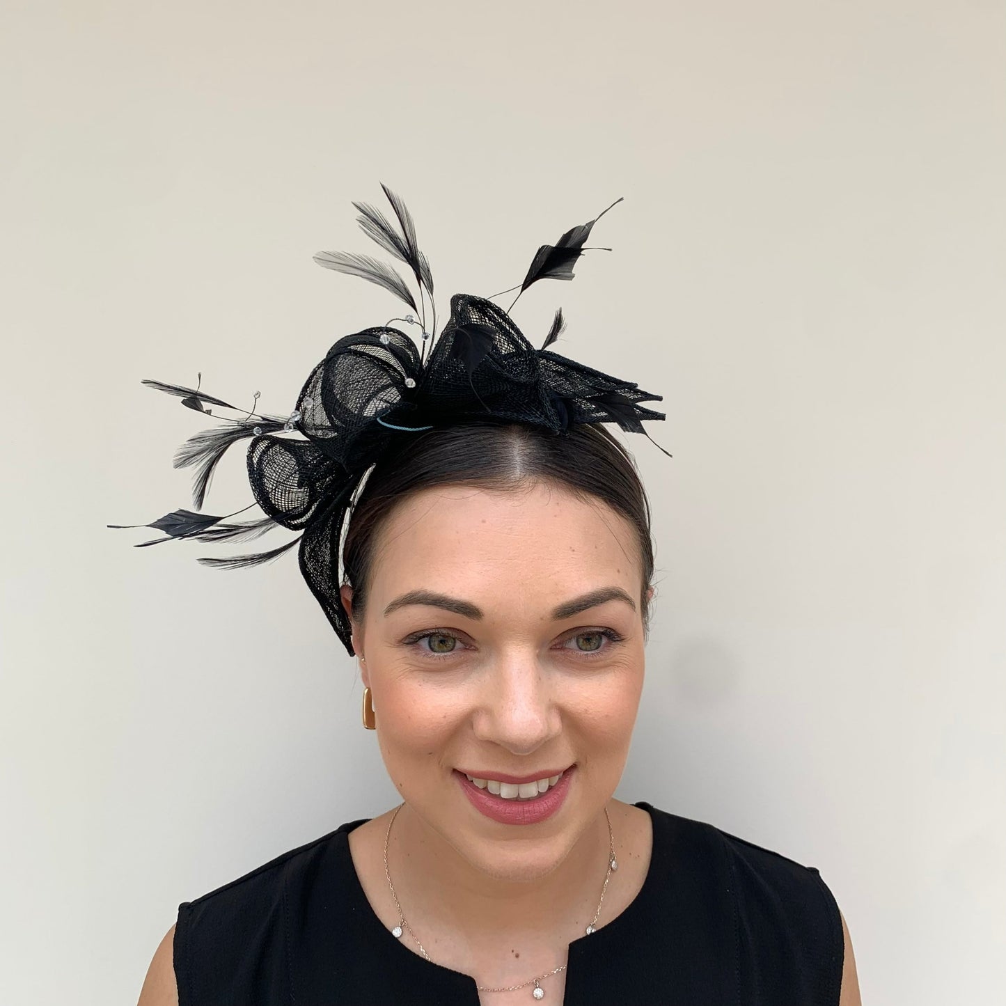 Max and Ellie CF1 Fascinator in Black