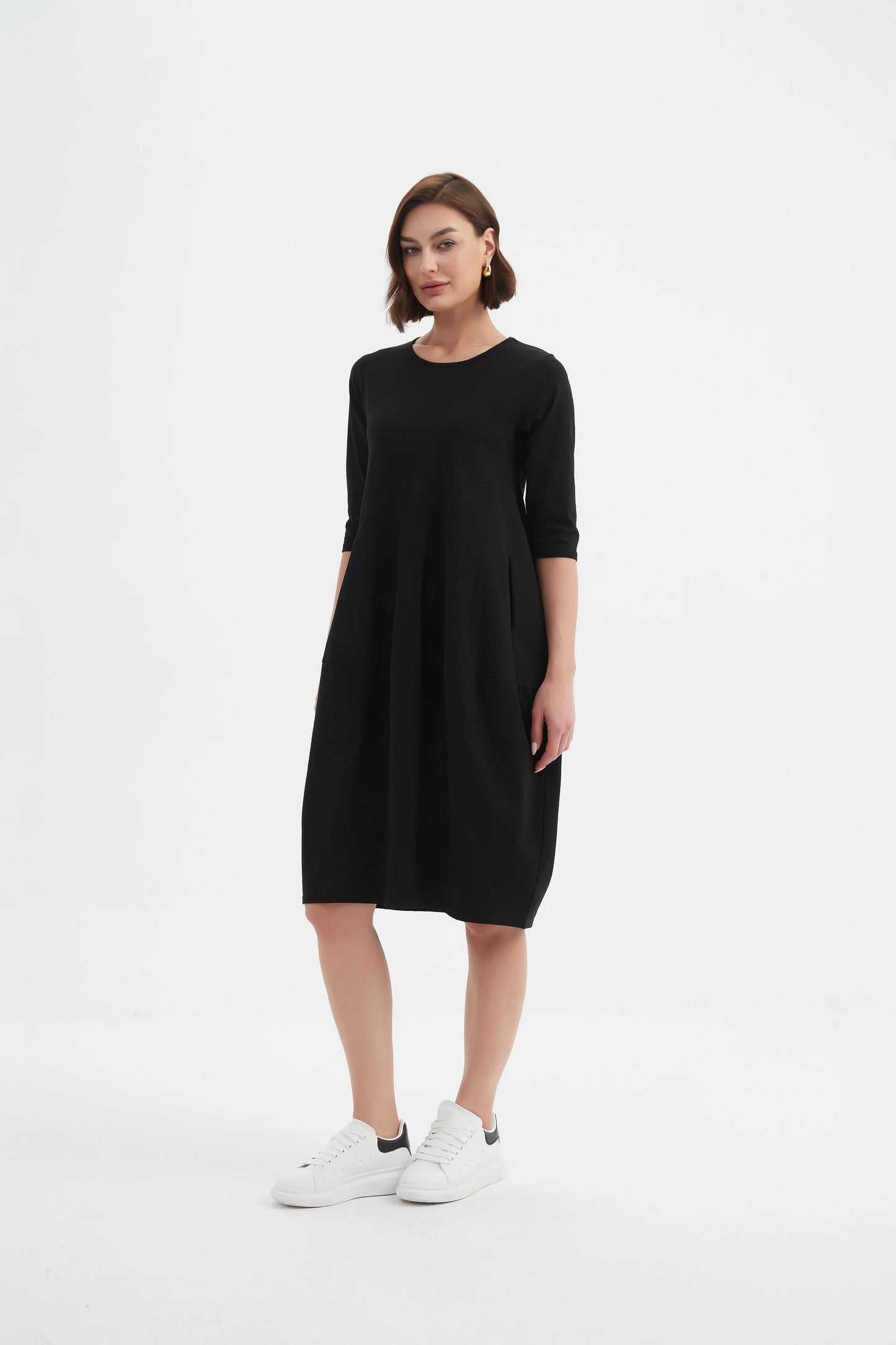 Tirelli 25D3611 Diagonal Seam Winter Dress