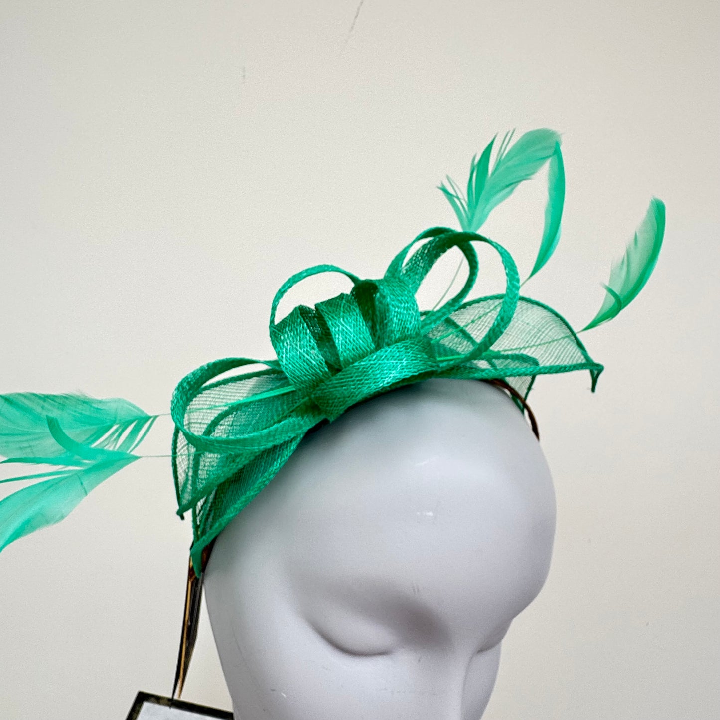 Failsworth 8025 Clover Green Fascinator On Headband