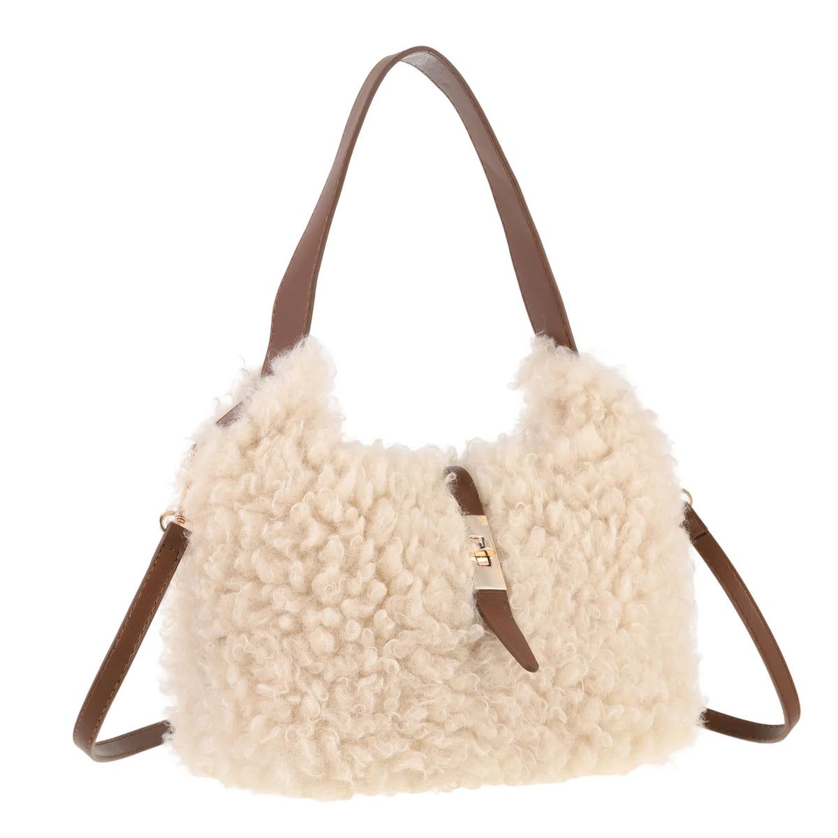 Park Lane BAG95 Linen Furry Scoop Bag
