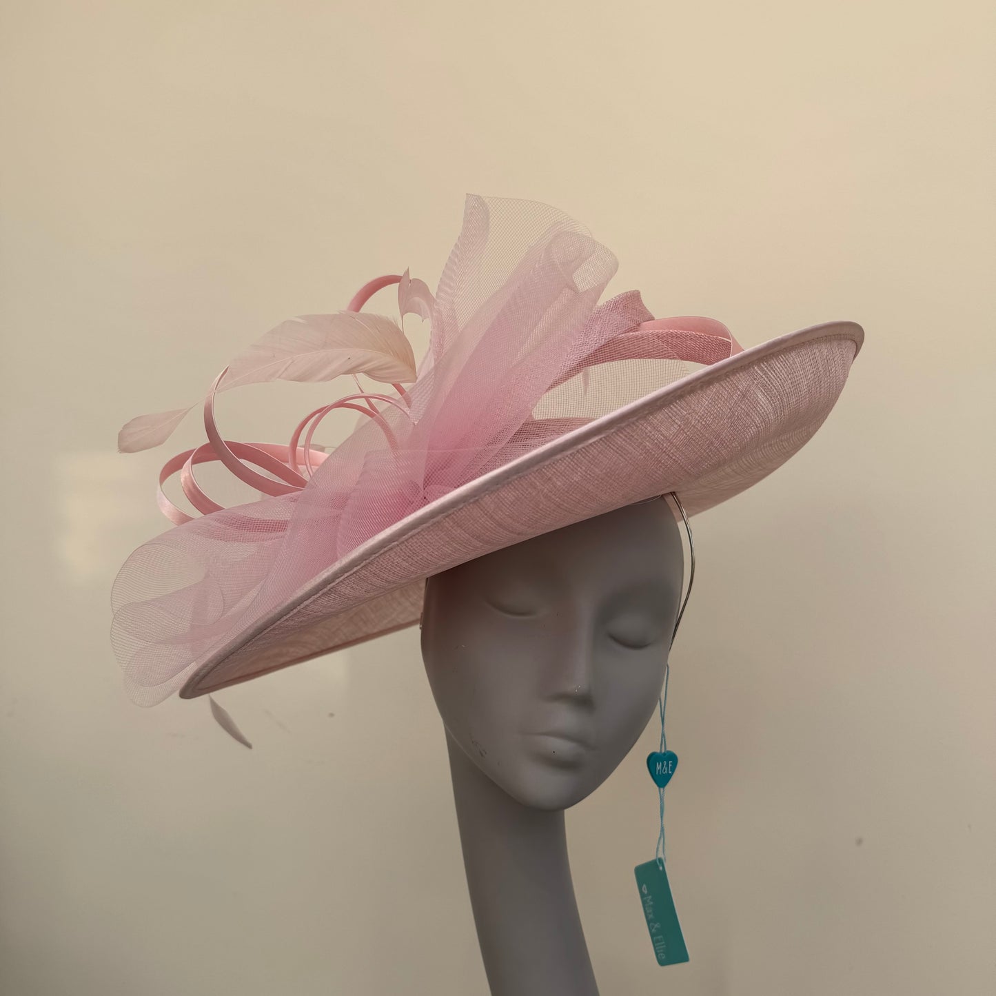Max and Ellie OD3 Candy Sinamay disc satin edged