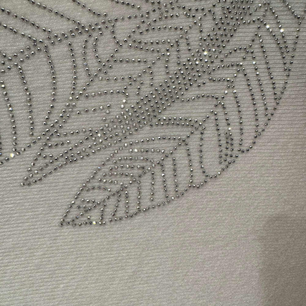 Paramour PK8010 Feather Sparkle Cold Shoulder Jumper